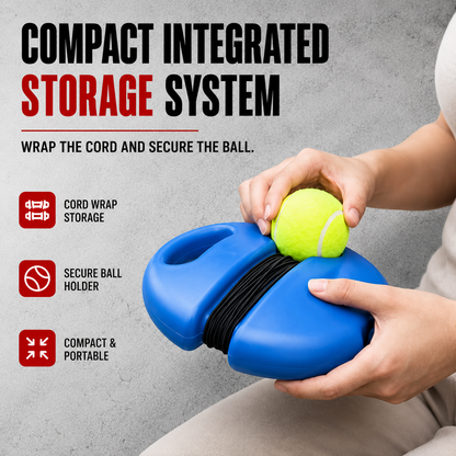 RallyBack Pro™ - Solo Tennis Rebound Trainer