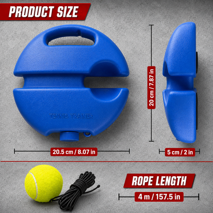 RallyBack Pro™ - Solo Tennis Rebound Trainer