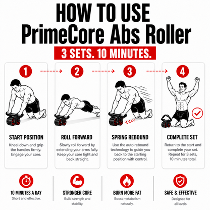 PrimeCore Abs Roller