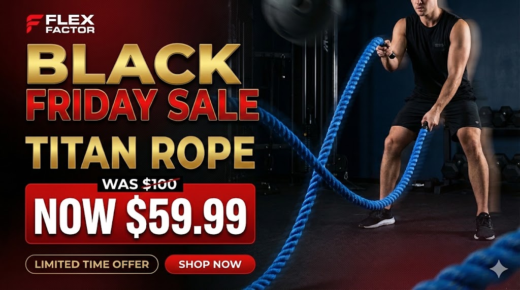 BLACK FRIDAY | TitanRope - Ergonomic Tricep Rope – FlexFactor